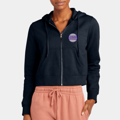 Women's Embroidered Zip Hoodie Thumbnail